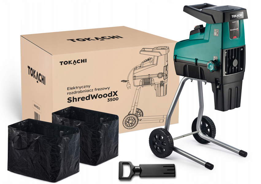 Садовий подрібнювач Tokachi ShredWoodX 3500 3617291 фото